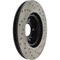 Centric Parts Sport Cross Drilled Brake Rotor, 128.40057R 128.40057R - alternate 4